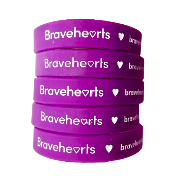 Bravehearts Wristbands 5 Pack - Adult Size