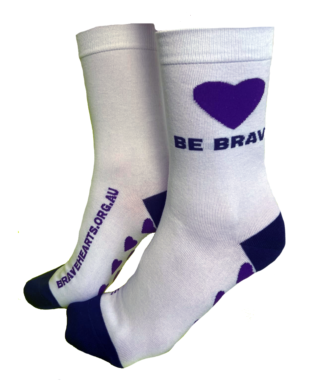 'Be Brave' socks