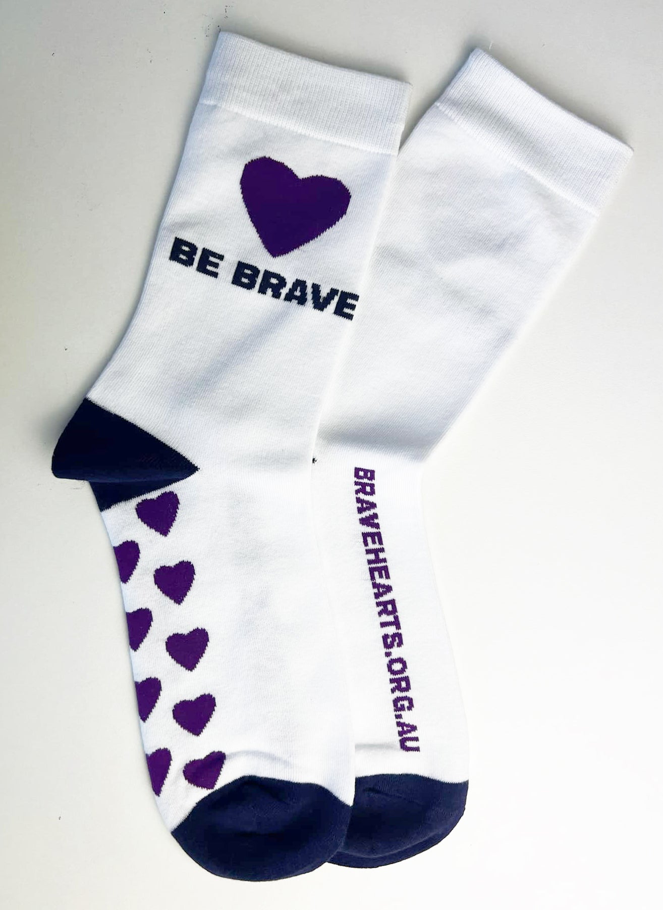 'Be Brave' socks