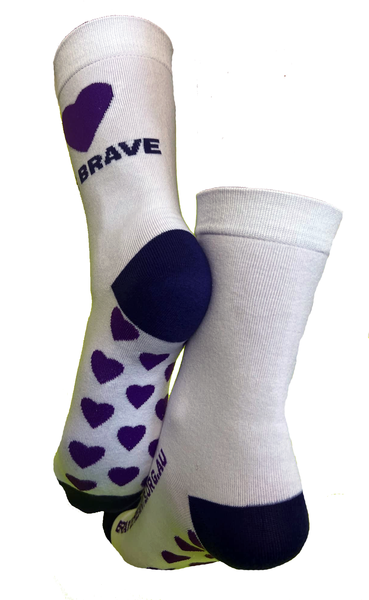 'Be Brave' socks