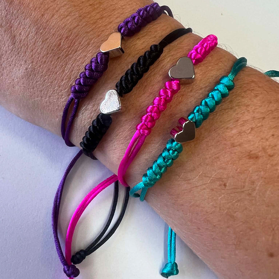 Healing Hearts Bracelets - 4 Colour Pack