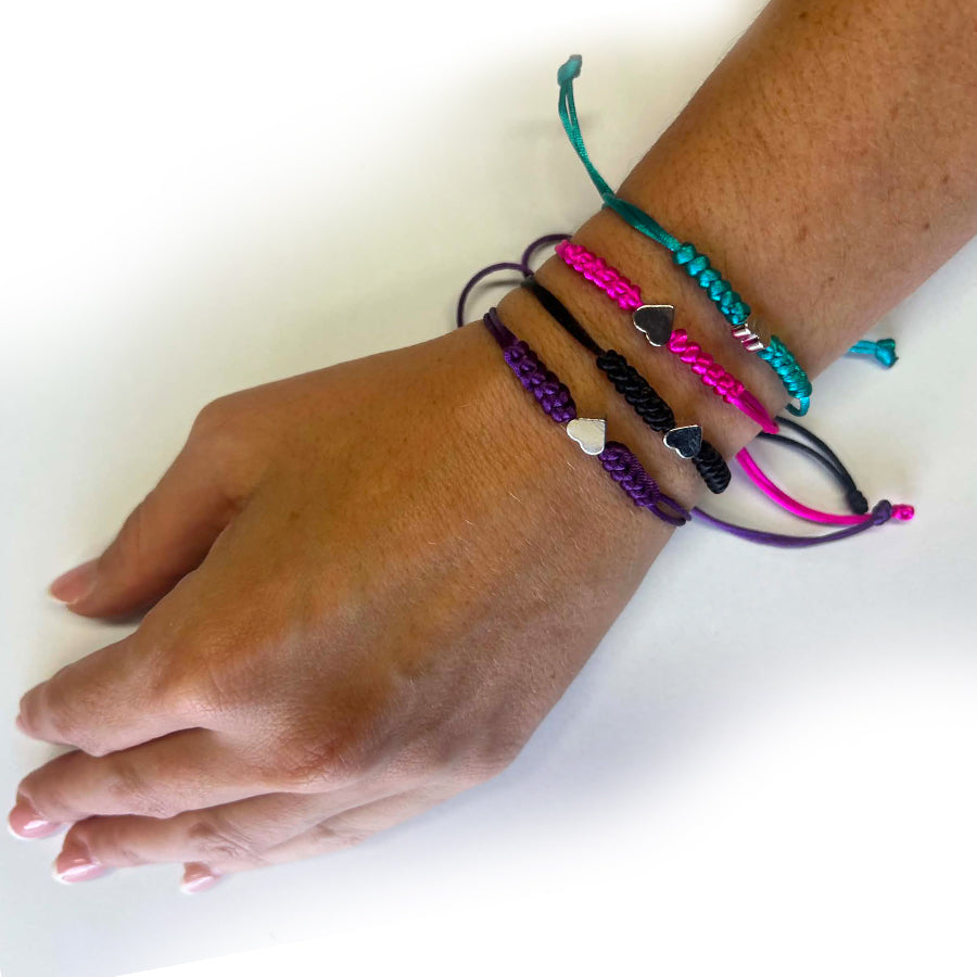 Healing Hearts Bracelets - 4 Colour Pack