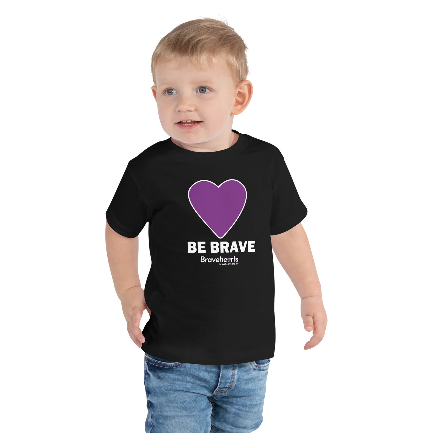 'Be Brave' Limited Edition Bravehearts Day '24 Toddler Tee (dark)