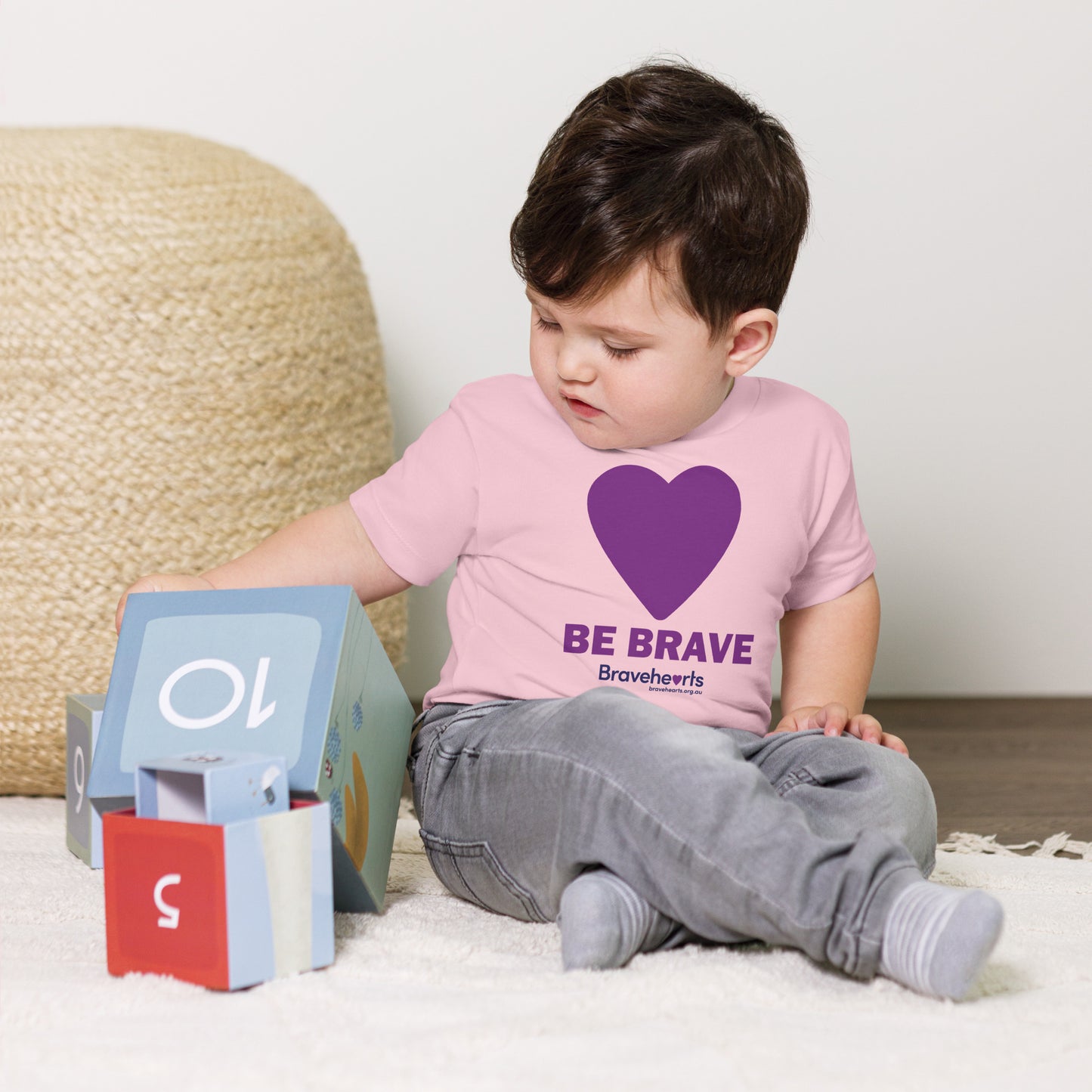 'Be Brave' Limited Edition Bravehearts Day '24 Toddler Tee