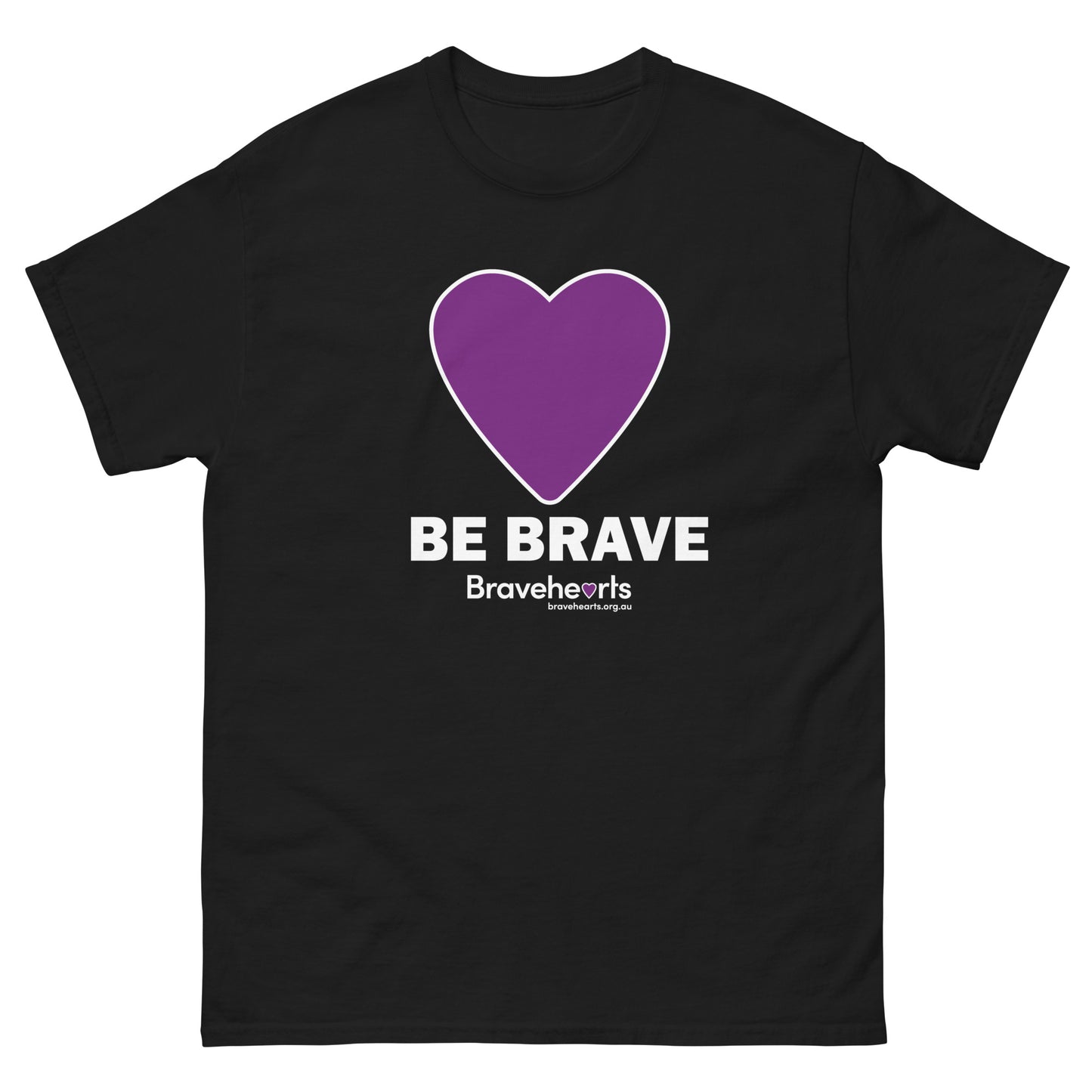 'Be Brave' Limited Edition Bravehearts Day '24 Unisex Tee (dark)