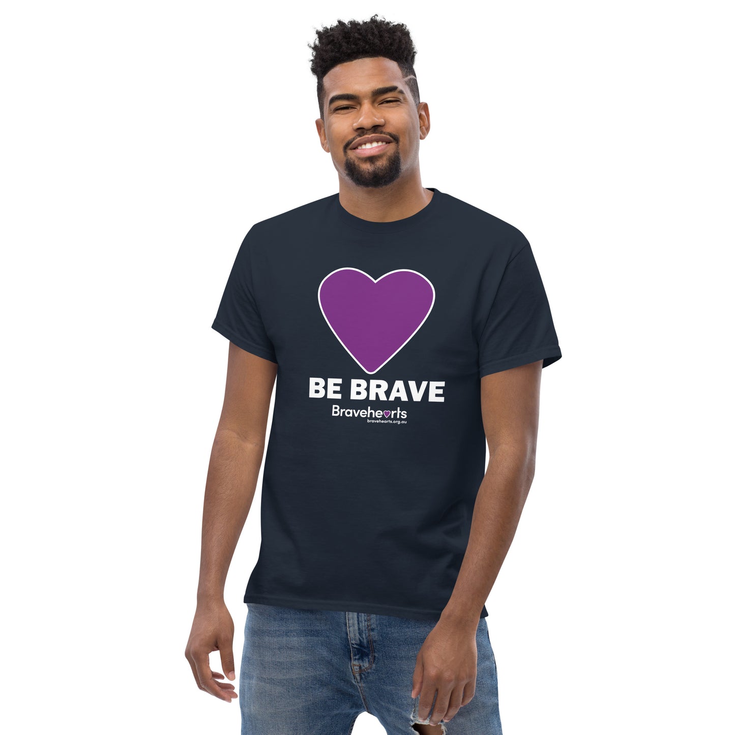 'Be Brave' Limited Edition Bravehearts Day '24 Unisex Tee (dark)