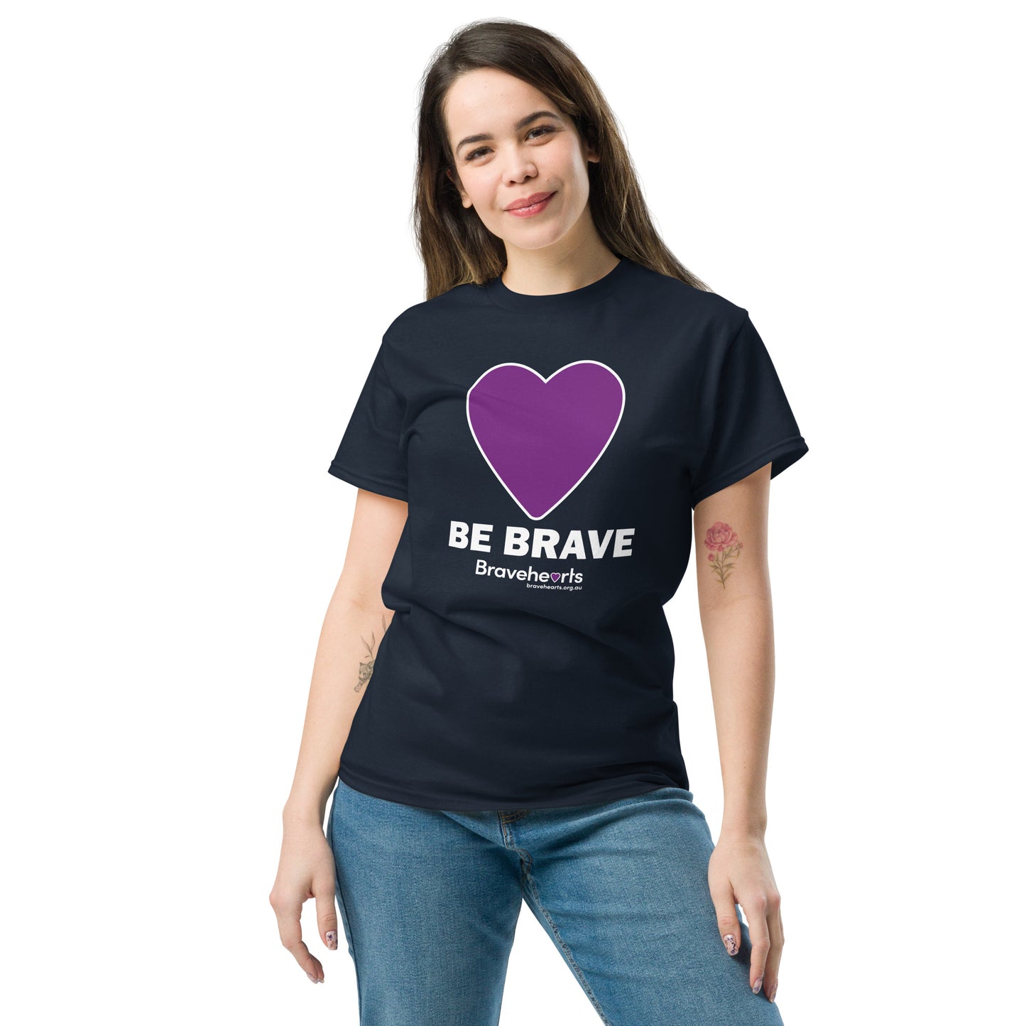 'Be Brave' Limited Edition Bravehearts Day '24 Unisex Tee (dark)