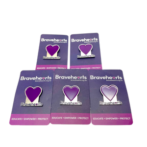 Bravehearts Enamel Pin 5 Pack